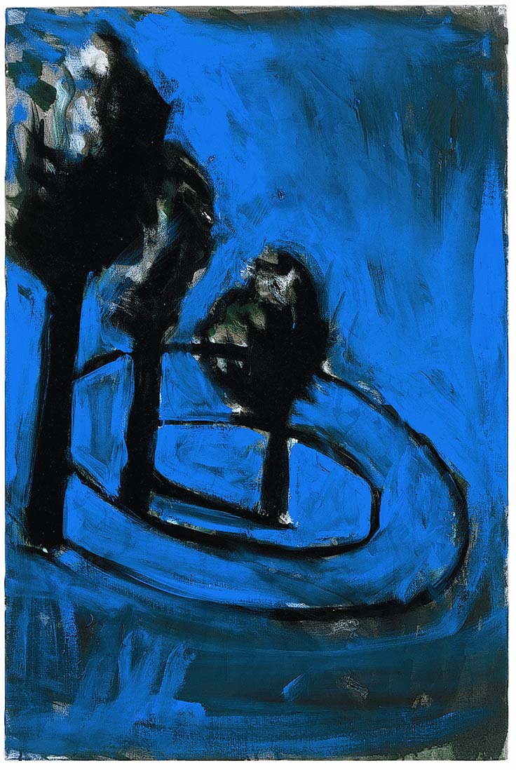 Piet Dieleman | zonder titel | 1982 | acryl op doek | 90 x 60 cm