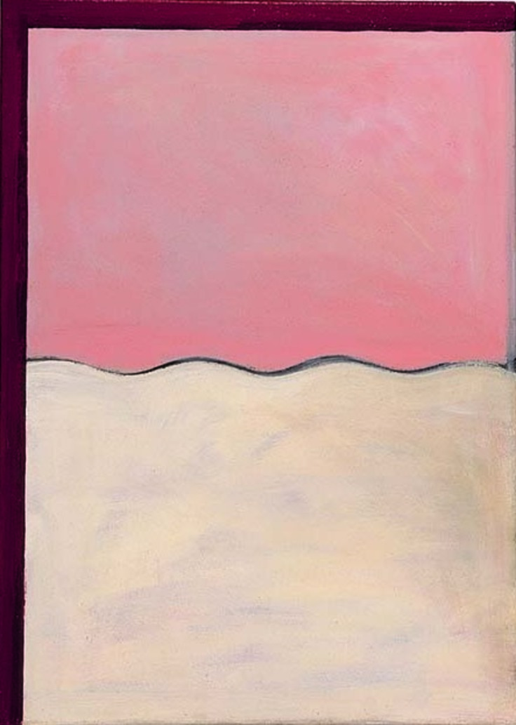 Bart Domburg | zonder titel | 1985 | olieverf, hoogglans op doek | 70 x 50 cm