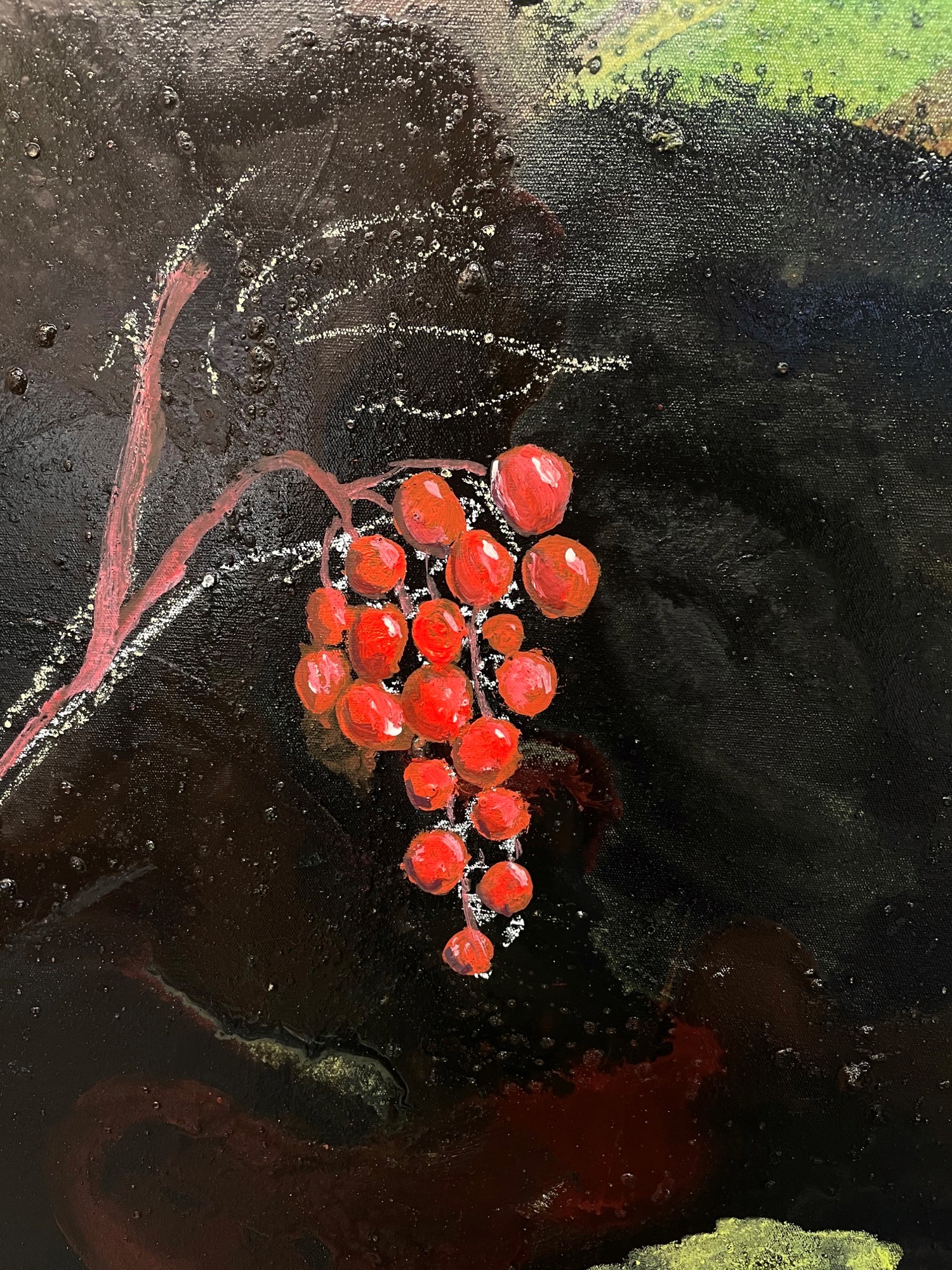 Detail Fading Fisher | 2020 | gouache | 95 x 80 cm