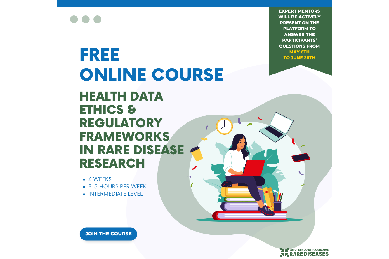 New course on health data ethics & regulatory (rare diseases)