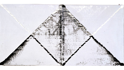 Rob van Koningsbruggen | Zonder titel | 1975 | olieverf op doek | 120 x 60 cm