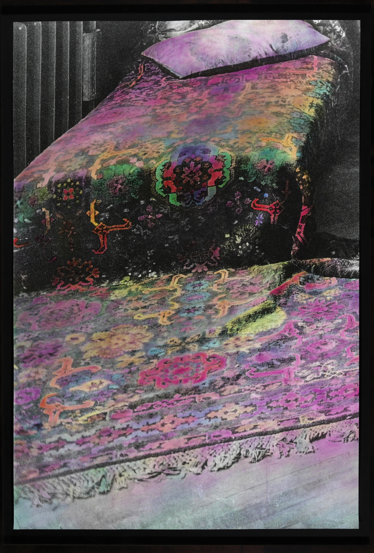 Alexandra Leykauf | Daybed | 2012 | bewerkte barietprint | 130 x 190 cm