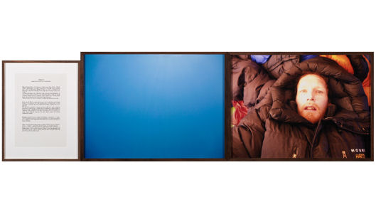 Guido van der Werve | No. dertien Effugio No.b Aconcagua | 2011 | foto,papier |3-luik